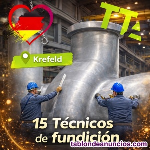 Tecnico en Fabricaci�n met�lica para fundici�n industrial de Alemania