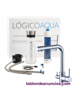 Kit Filtro de Agua 3 V�as + Grifo Dise�o (Sin Instalaci�n de Obra)