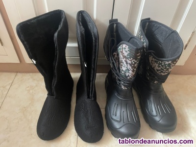Botas de agua/nieve con funda interior talla 43
