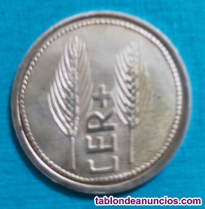 Moneda romana palmas y cruz plata