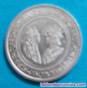 Moneda Reyes Cat�licos plata