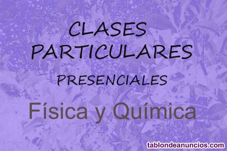 Clases particulares de F�sica y Qu�mica 