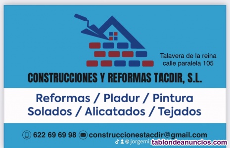 Reformas tacdir sl