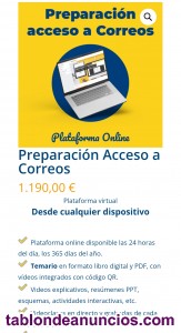 Claves acceso a Preparacorreos