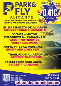 Parking low cost aeropuerto de alicante