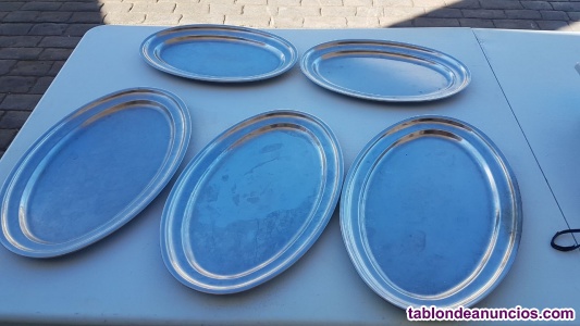  alquiler de bandejas inox profesionales (aptas para horno)