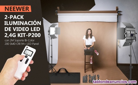 Vendo equipo de iluminaci�n fotograf�a-video