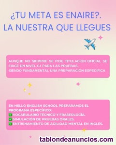 Idiomas para prueba de aviaci�n