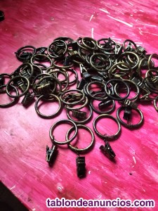 60 anillas con pinzas 