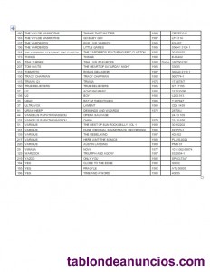 Venta colecci�n vinilos