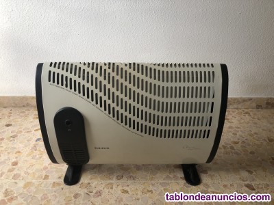 Estufa El�ctrica Taurus 2000 Blanca y Negra