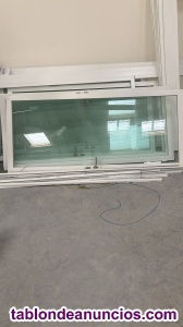 Puertas de aluminio y vidrio 5+5 