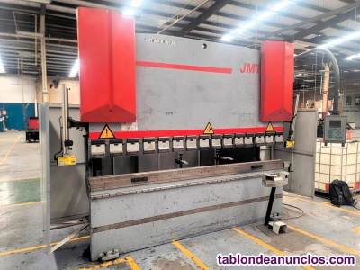 Prensa dobladora con tope cnc jmt 10' x 148 ton