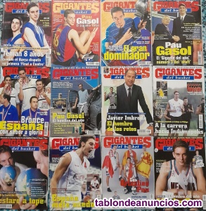 Colecci�n de Pau Gasol: Especial + 29 revistas ''Gigantes del Basket''