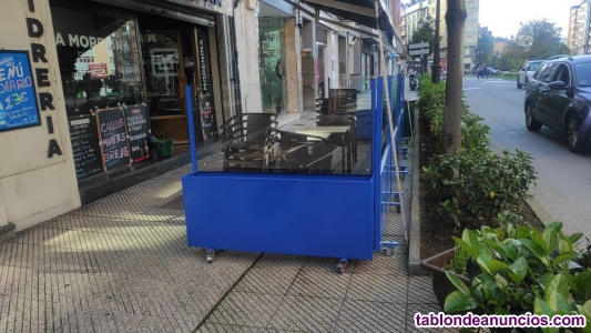 Mamparas cortavientos para hosteler�a 