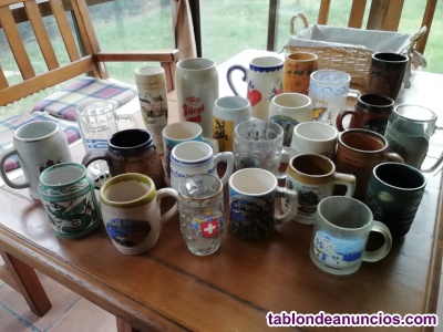 Vendo jarras Espa�a y ciudades europeas. 