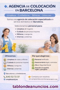 Encuentra empleada en menos de 24 horas