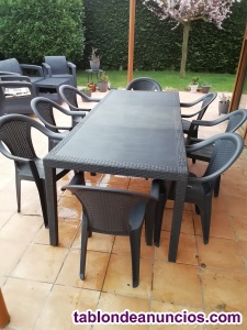 Conjunto mesa y sillas de jard�n 