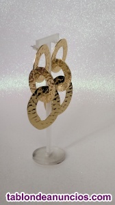 Pendientes largos dorado 