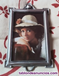 Portafotos plata peque�o para colgar