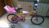 Fotos del anuncio: Bici rosa de niña b'Twin con extras.