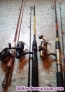 Chollo cañas,carretes,colec.plumas,chaqueta,salab.pleg. Y otros