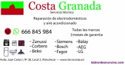 Servicio técnico de electrodomésticos Costa Granada