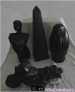 Vendo 4 figuras decoracion negras grandes