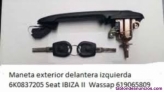 Maneta exterior seat ibiza ii 93-99  6k0837205.  nuevas estrenar