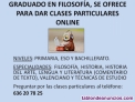 Clases Particulares Online