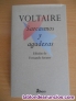 Voltaire, sarcasmos y agudezas