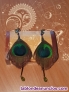 Fotos del anuncio: Pendientes zarcillos hindúes con pluma de pavo real 
