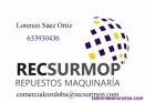 Recambios maquinaria obra publica ,excavaciones y mineria 