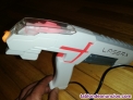 Laser x-pistola doble color blanco /gris 