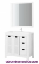 Conjunto baño panama 80 laca blanco