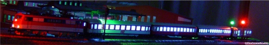 Marklin ho, tren de demostracin ref. 2859, digitalizado e iluminado con led