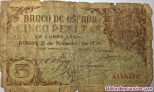 5 pesetas 21 de noviembre 1936 Burgos