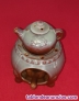 Tetera cerámica cocida en color original 