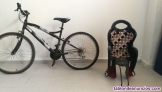 Fotos del anuncio: Vendo bicicleta de montaña con sillin para niños