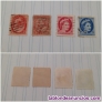 Vendo 4 sellos antiguos de canada,un sello sobrecargado(g),usados en buen estado