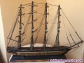 Antigua maqueta de madera del barco Fragata Espaola 1780