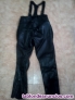 Fotos del anuncio: Pantalon de Cuero negro con Tirantes talla 42
