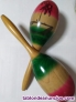 Maracas de madera autnticas hechas en Mxico