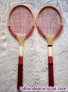 Raquetas tenis antiguas de madera