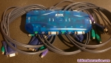 Conmutador KVM 4 puertos