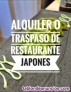 Traspaso Restaurante Japones 