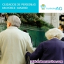 Cuidado de personas mayores, ancianos, a domicilio en Madrid. 