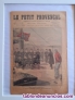 Cuadro con portada de periodico francs antiguo (1900)