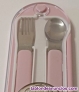 Fotos del anuncio: Vendo set para beb, cuchara y tenedor de acero,con chapa de osito laminado en p