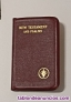 Vendo pequea biblia de 1957,new testament and psalms, edicin collins clear 